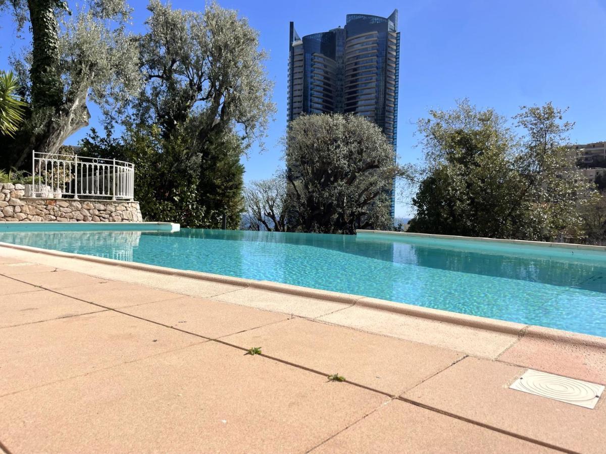 New Studio, Piscine Et Vue Mer • Proche De Monaco Beausoleil Exterior foto